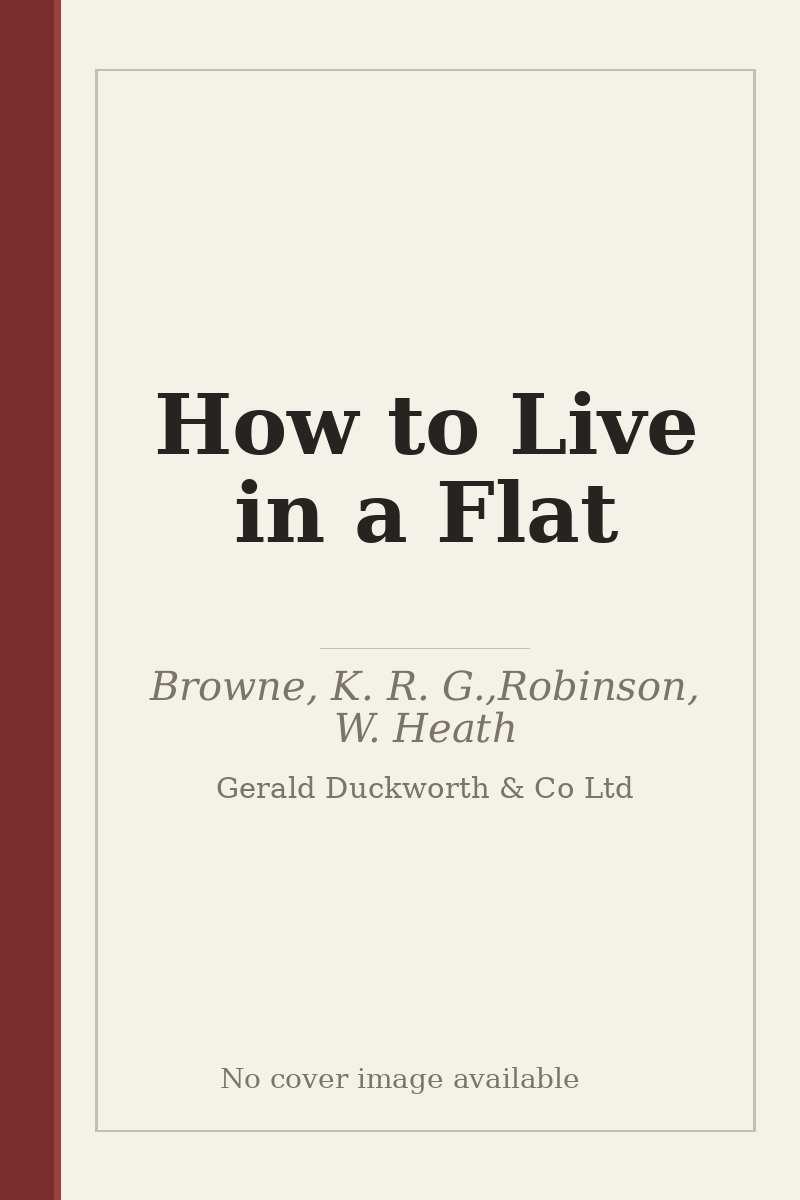 How to Live in a Flat - no cover image available