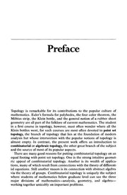 Combinatorial Guide to Topology (Series of Books in Mathematical Sciences)