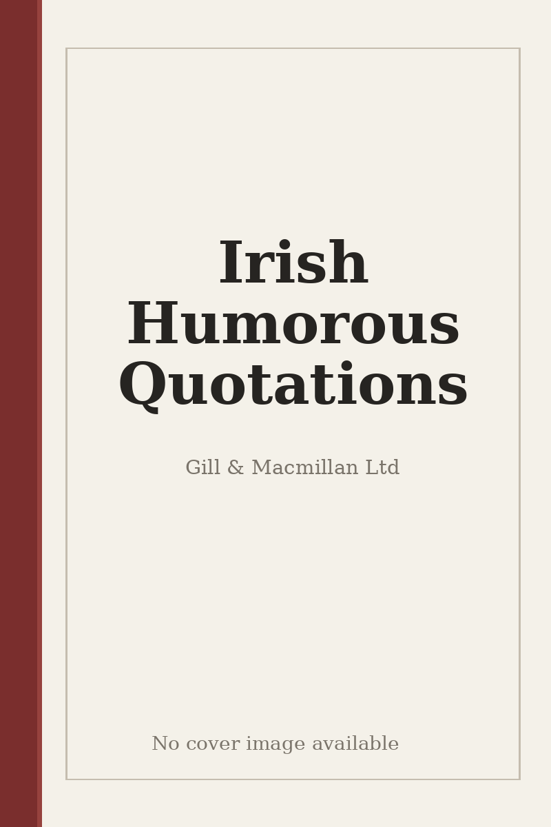 Irish Humorous Quotations - no cover image available