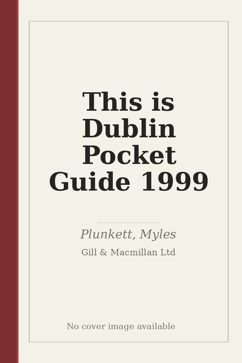 This is Dublin Pocket Guide 1999 - no cover image available