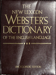 The New Lexicon Webster's Dictionary of the English Language: Encyclopedia Edition