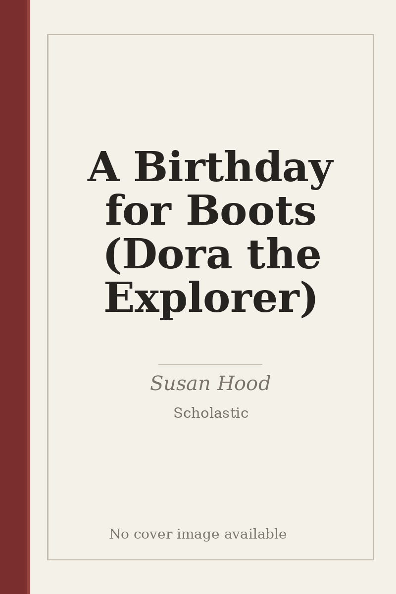 A Birthday for Boots (Dora the Explorer) - no cover image available