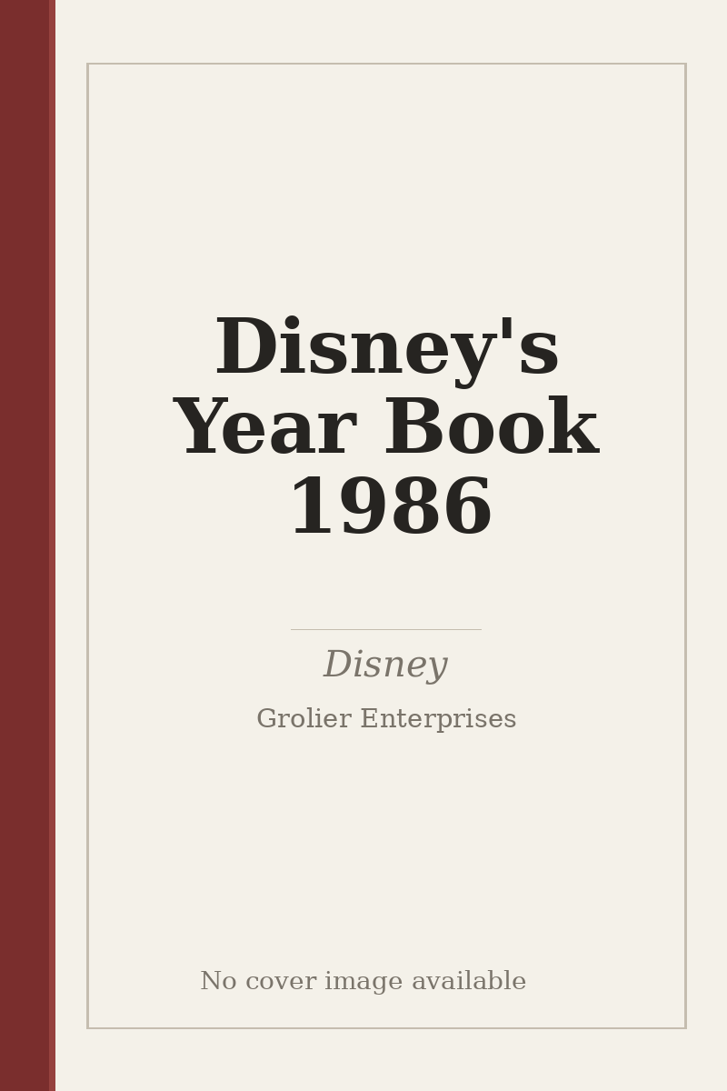 Disney's Year Book 1986 - no cover image available