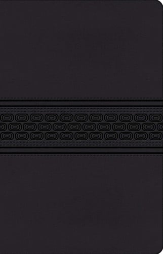 NKJV, Gift Bible, Imitation Leather, Black, Red Letter Edition (Classic)