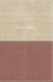 KJV, Apply the Word Study Bible, Large Print, Leathersoft, Pink/Cream, Thumb Indexed, Red Letter Edition: Live in His Steps