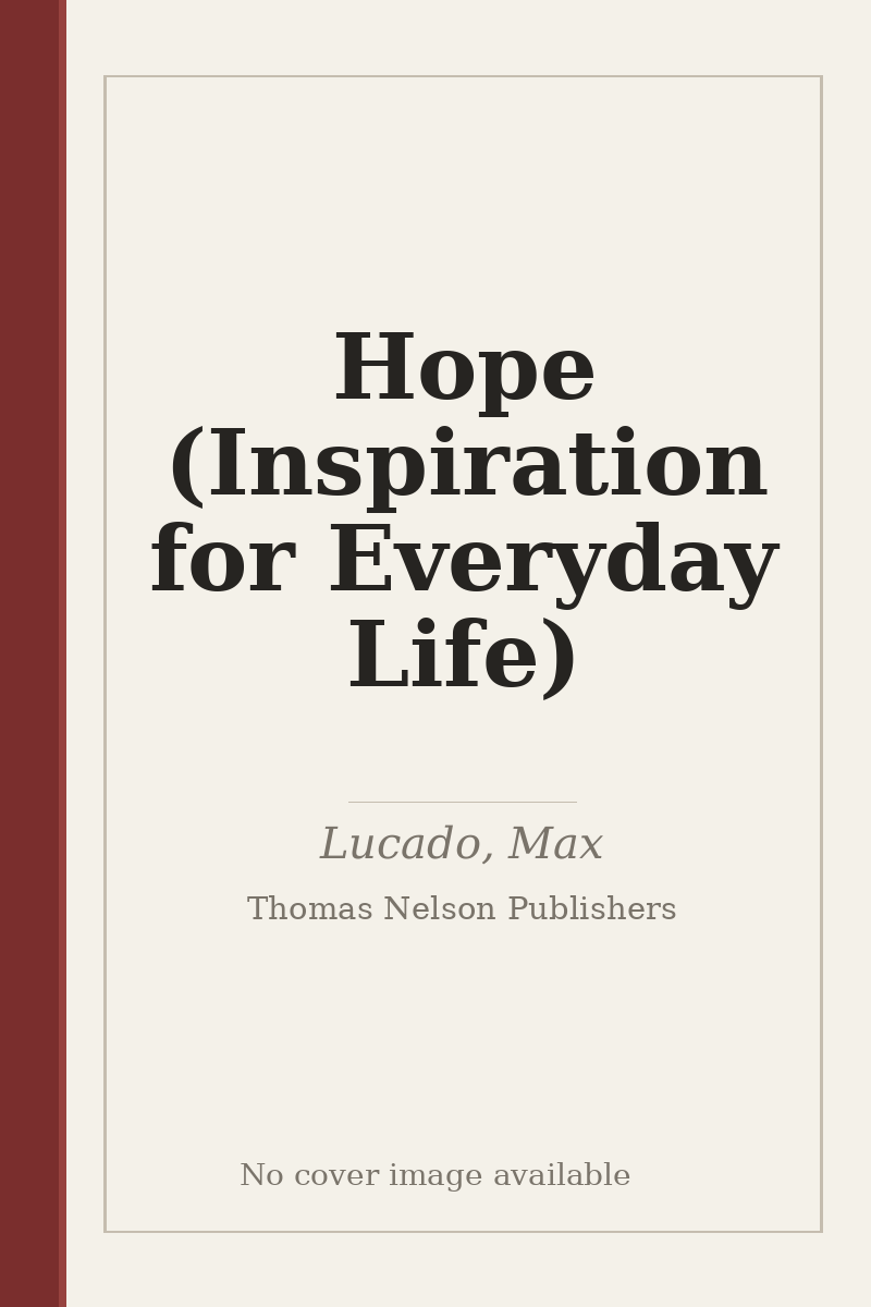 Hope (Inspiration for Everyday Life) - no cover image available