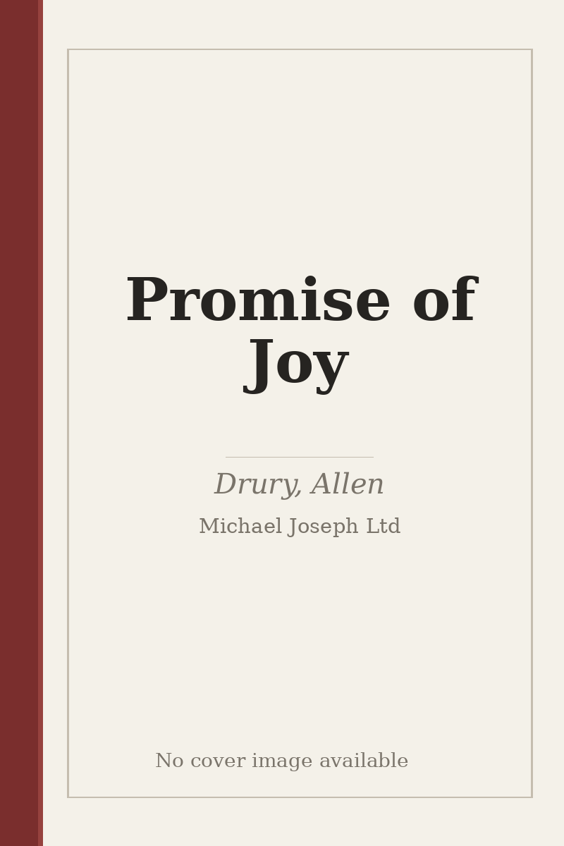 Promise of Joy - no cover image available