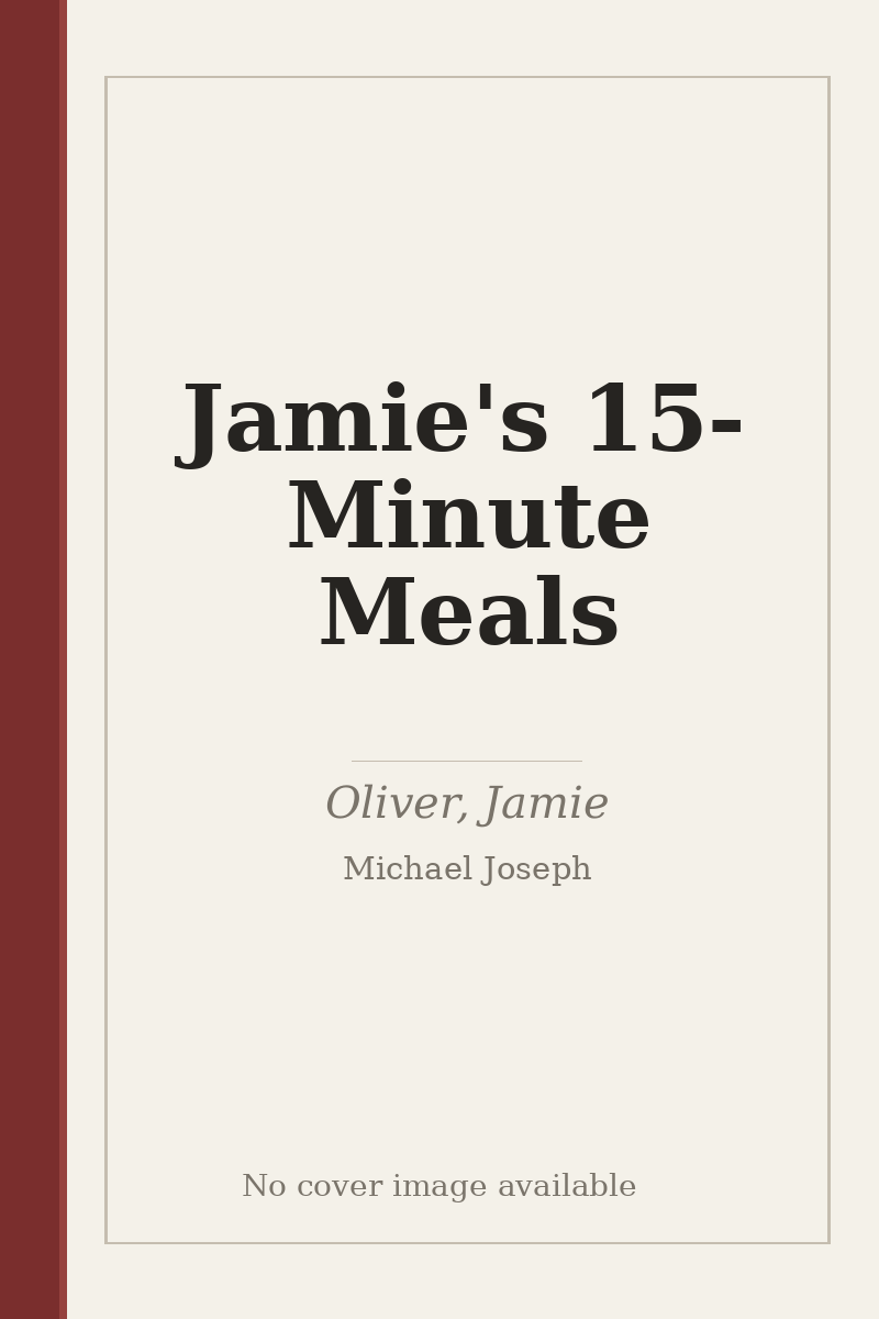 Jamie's 15-Minute Meals - no cover image available