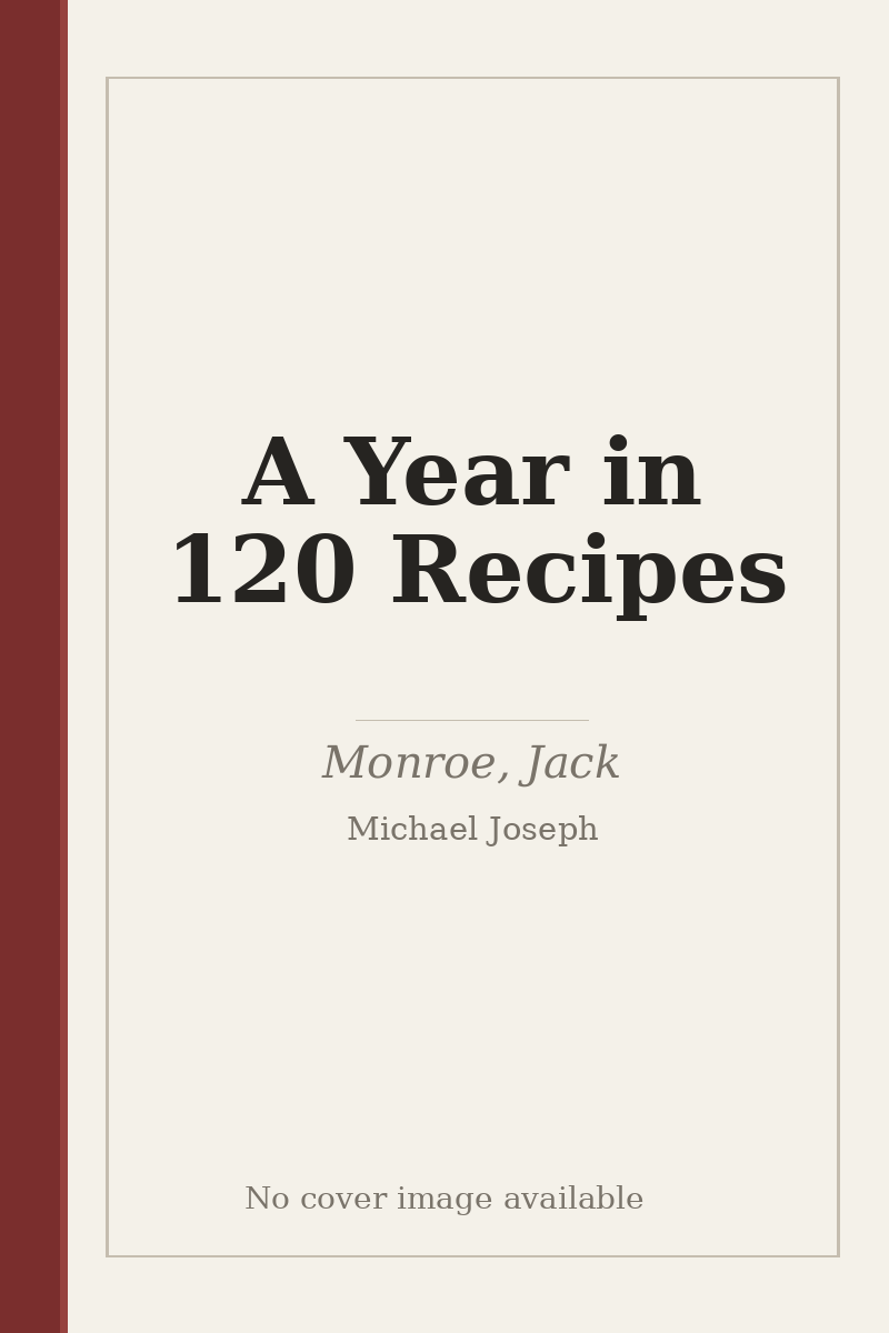A Year in 120 Recipes - no cover image available