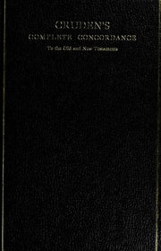 Cruden's Complete Concordance to the Old and New Testaments: Rexine Binding