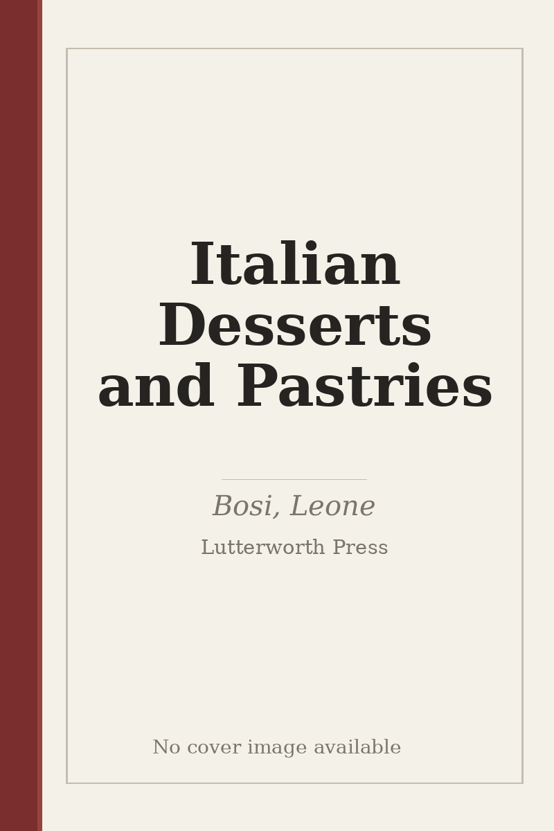Italian Desserts and Pastries - no cover image available