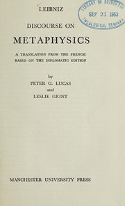 Discourse on Metaphysics (Philosophy Classics)