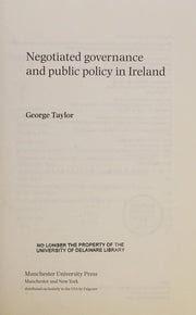 Negotiated Governance and Public Policy in Ireland
