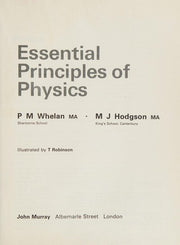 Essential Principles of Physics