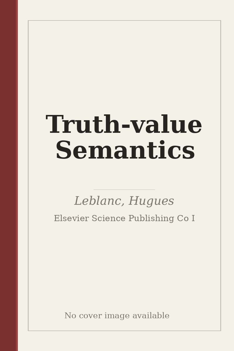Truth-value Semantics - no cover image available