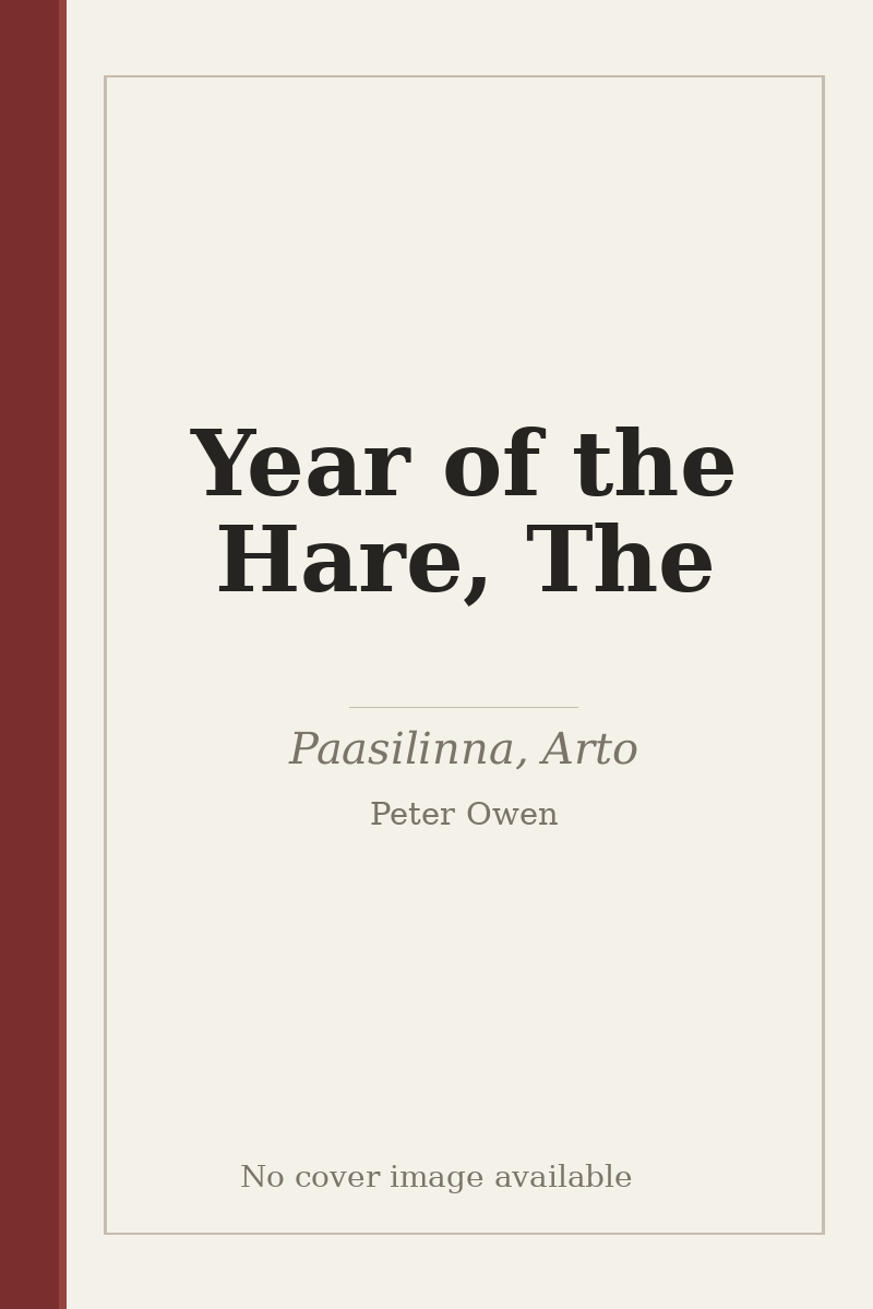 Year of the Hare, The - no cover image available
