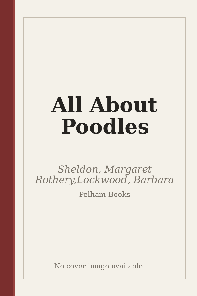 All About Poodles - no cover image available