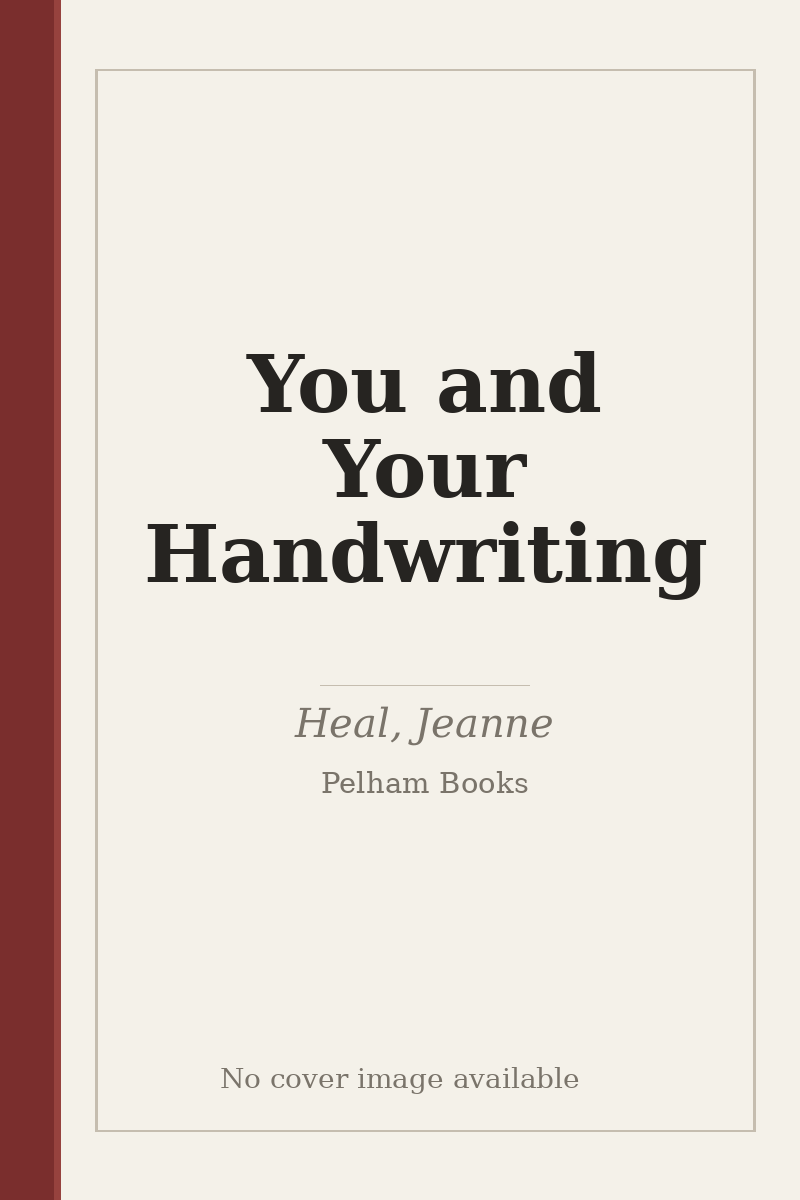 You and Your Handwriting - no cover image available