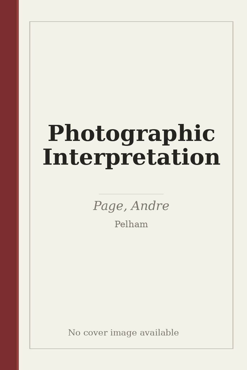 Photographic Interpretation - no cover image available