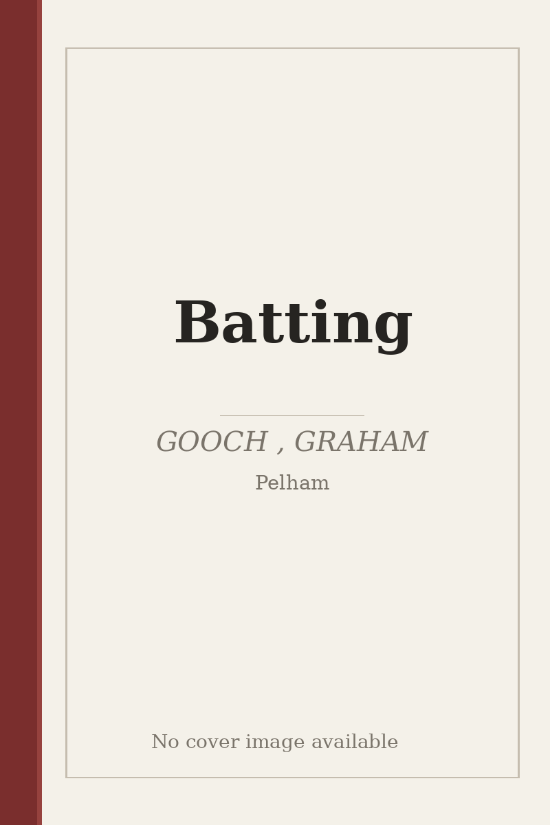 Batting - no cover image available