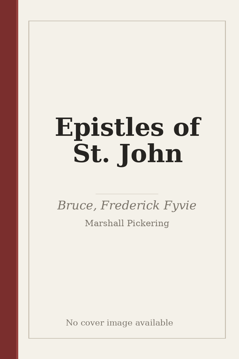 Epistles of St. John - no cover image available