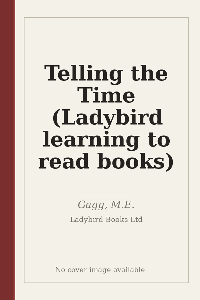 Telling the Time (Ladybird learning to read books) - no cover image available