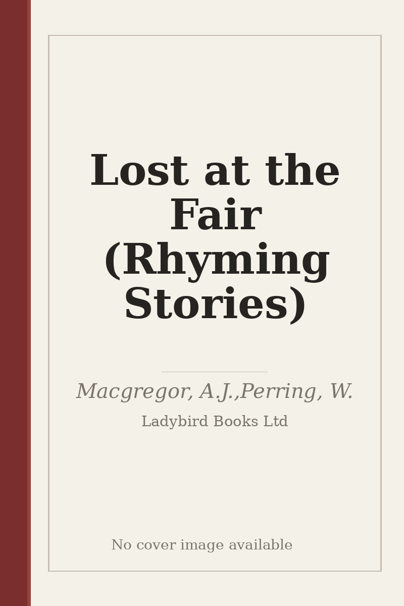 Lost at the Fair (Rhyming Stories) - no cover image available