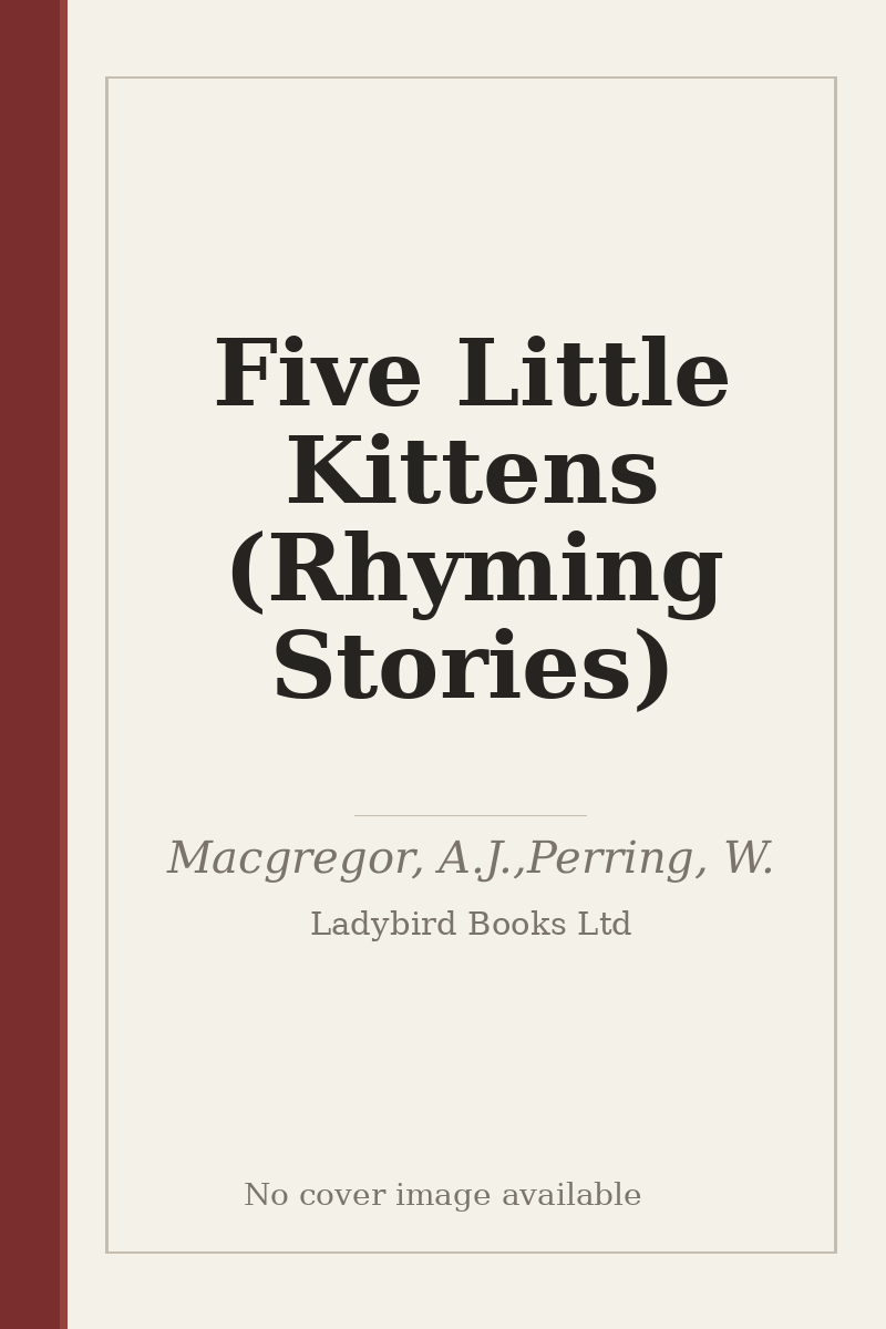 Five Little Kittens (Rhyming Stories) - no cover image available