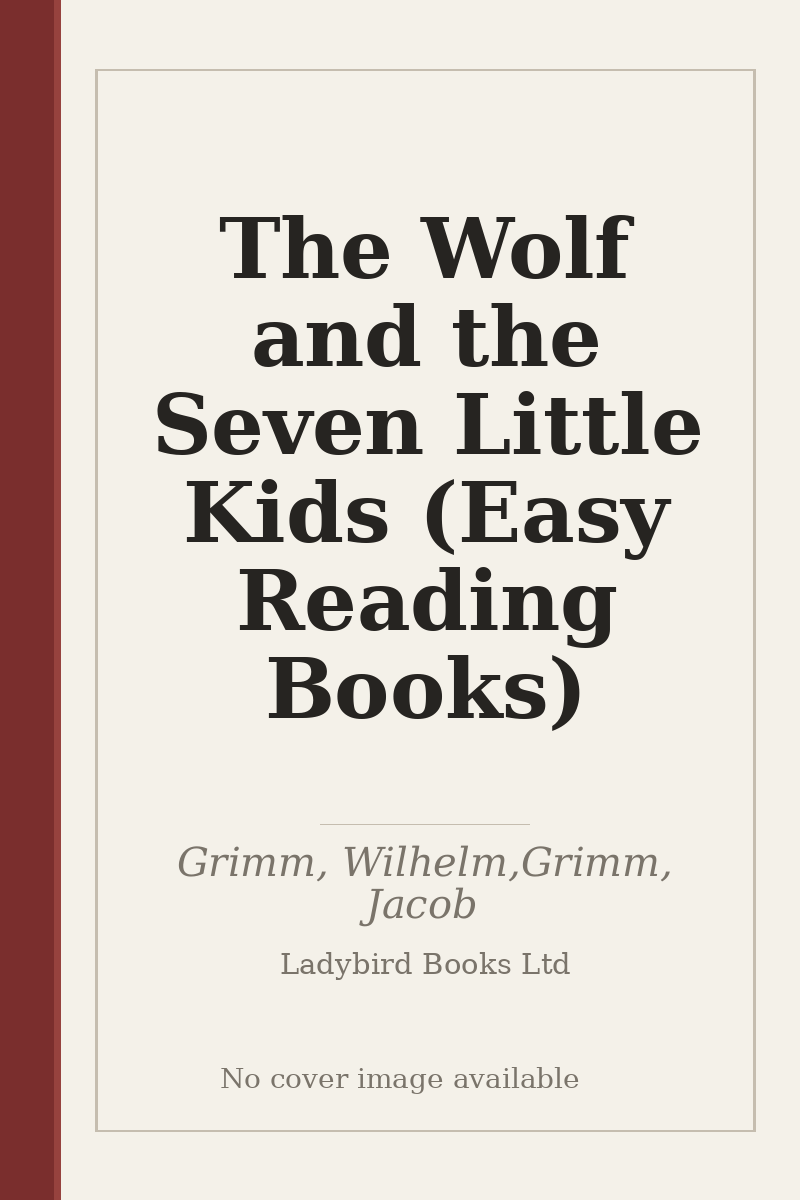 The Wolf and the Seven Little Kids (Easy Reading Books) - no cover image available