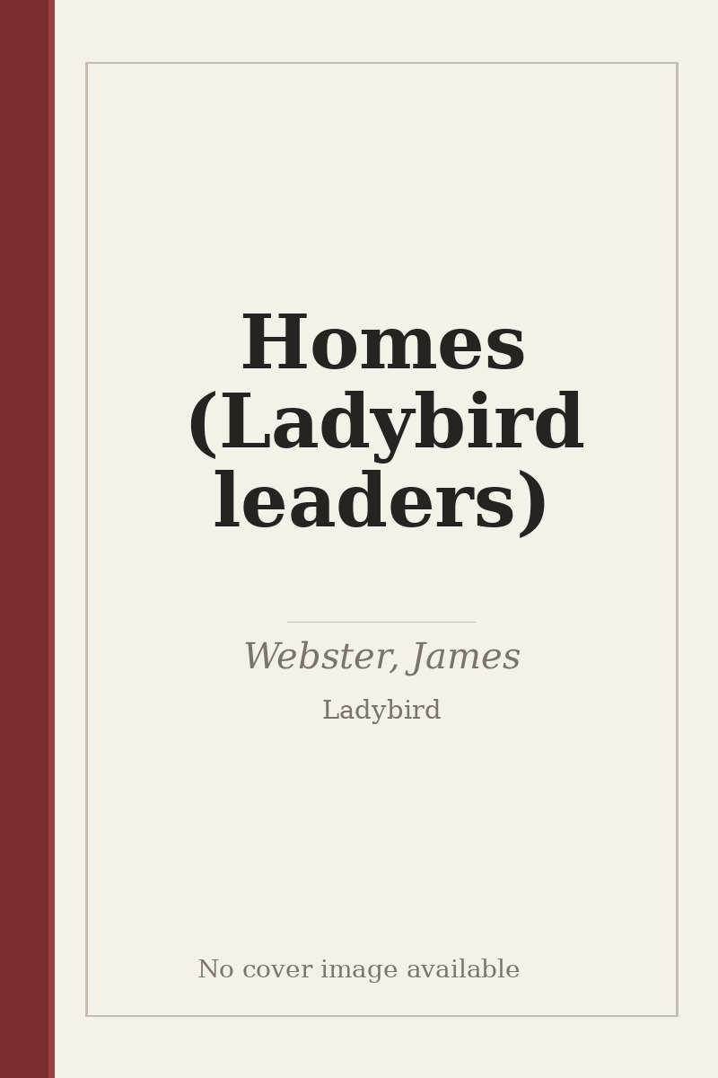 Homes (Ladybird leaders) - no cover image available
