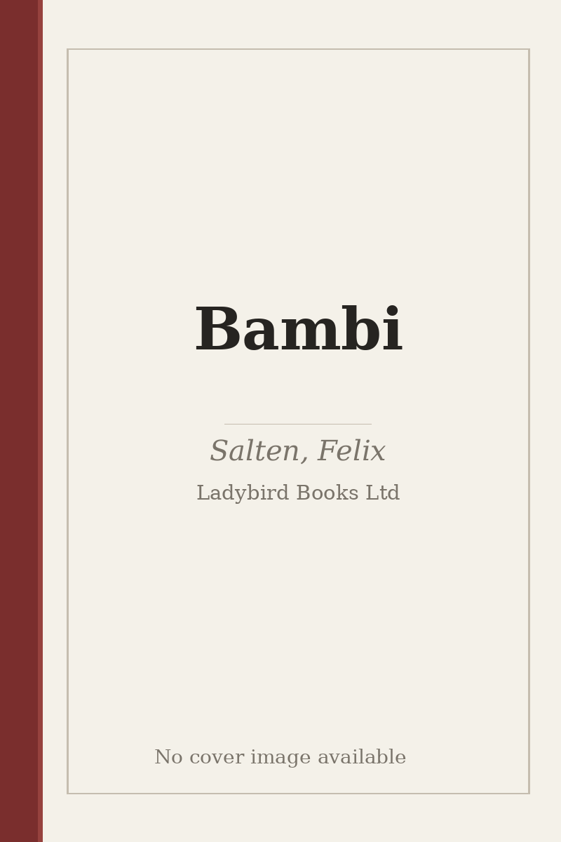 Bambi - no cover image available