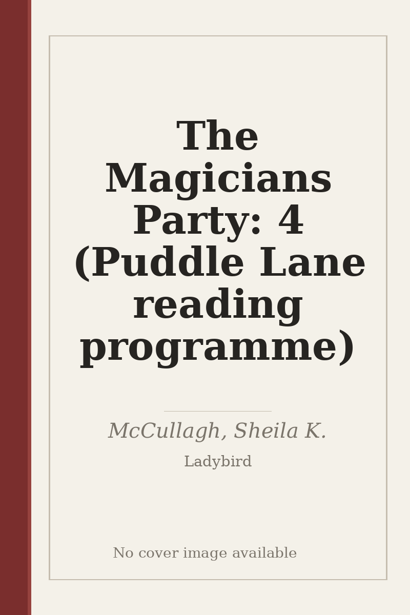 The Magicians Party: 4 (Puddle Lane reading programme) - no cover image available