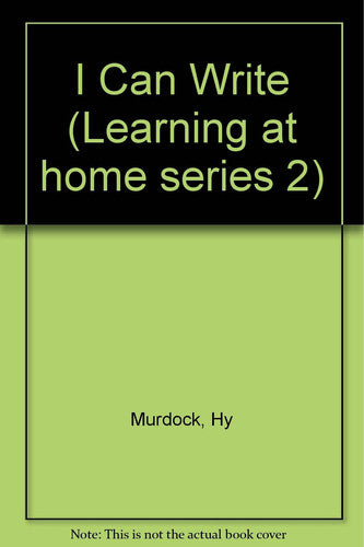 I Can Write (Learning at home series 2)