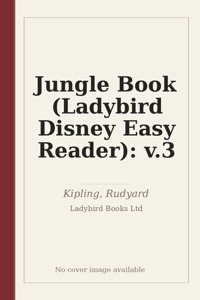 Jungle Book (Ladybird Disney Easy Reader): v.3 - no cover image available