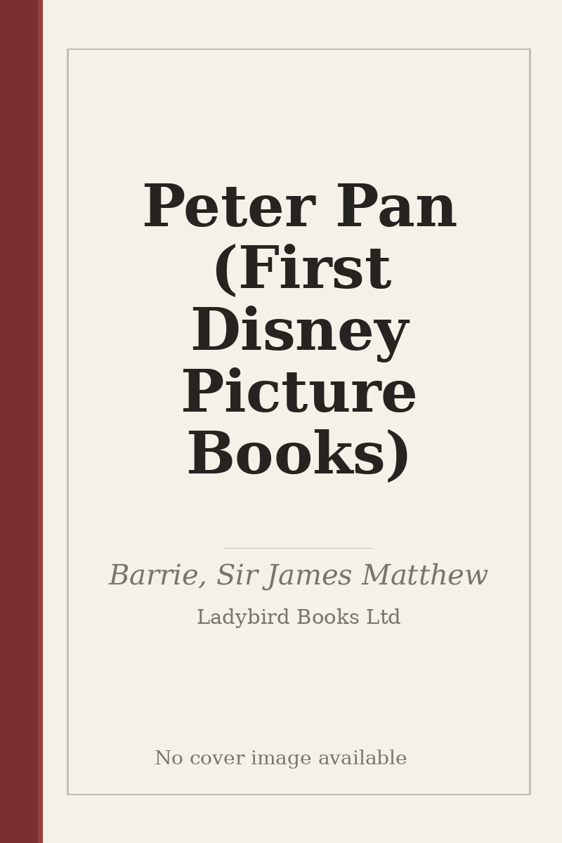 Peter Pan (First Disney Picture Books) - no cover image available