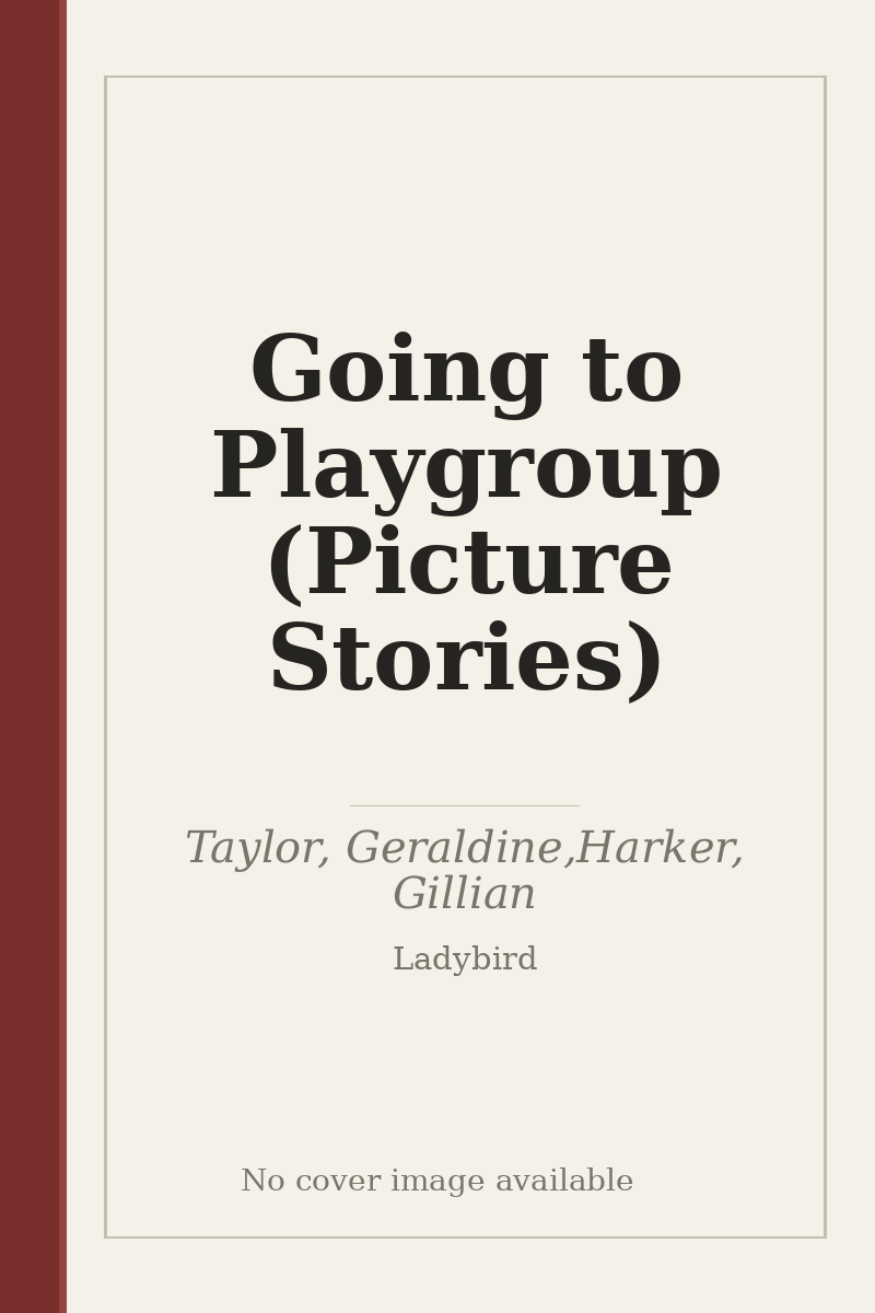 Going to Playgroup (Picture Stories) - no cover image available