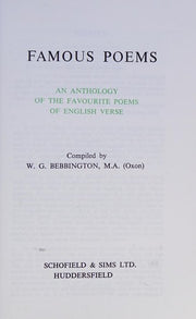 Famous Poems an Anthology of 132 Old favourites