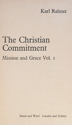 Christian Commitment (v. 1) (New Ark Library)