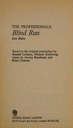 The Professionals 5: Blind Run