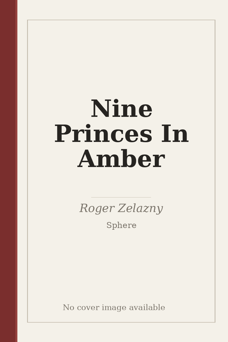 Nine Princes In Amber - no cover image available