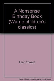 A Nonsense Birthday Book (Warne children's classics)