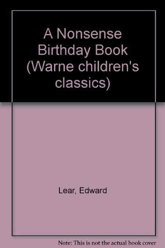 A Nonsense Birthday Book (Warne children's classics)