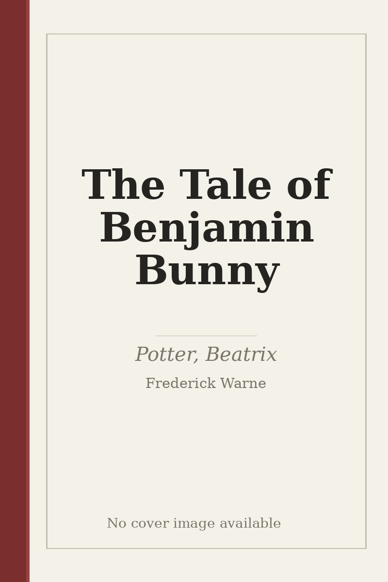 The Tale of Benjamin Bunny - no cover image available