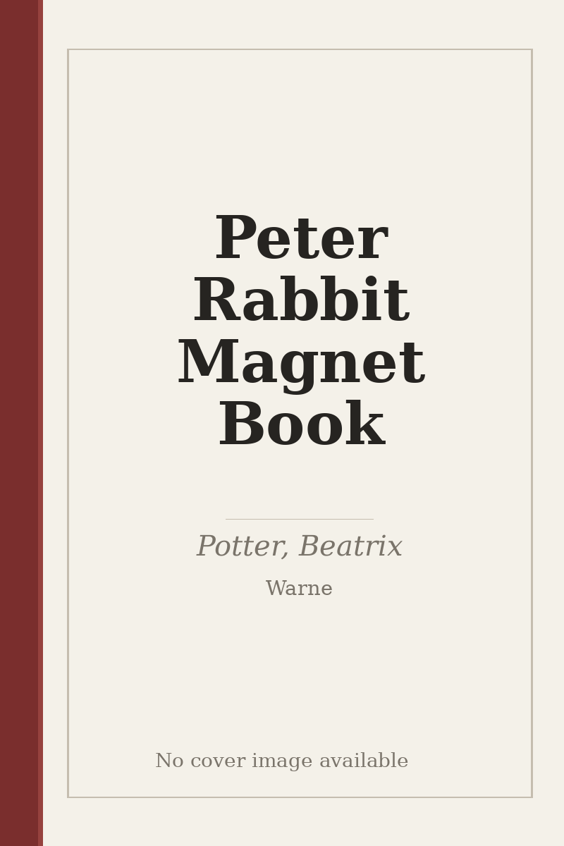 Peter Rabbit Magnet Book - no cover image available