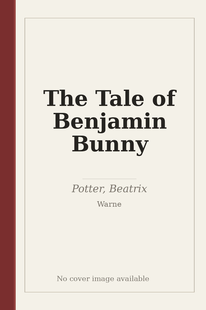 The Tale of Benjamin Bunny - no cover image available
