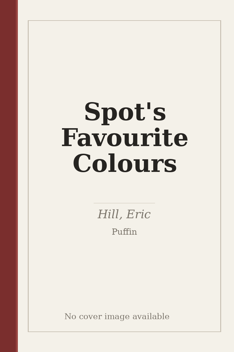 Spot's Favourite Colours - no cover image available