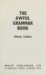 Awful Grammar Book