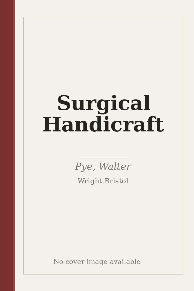 Surgical Handicraft - no cover image available