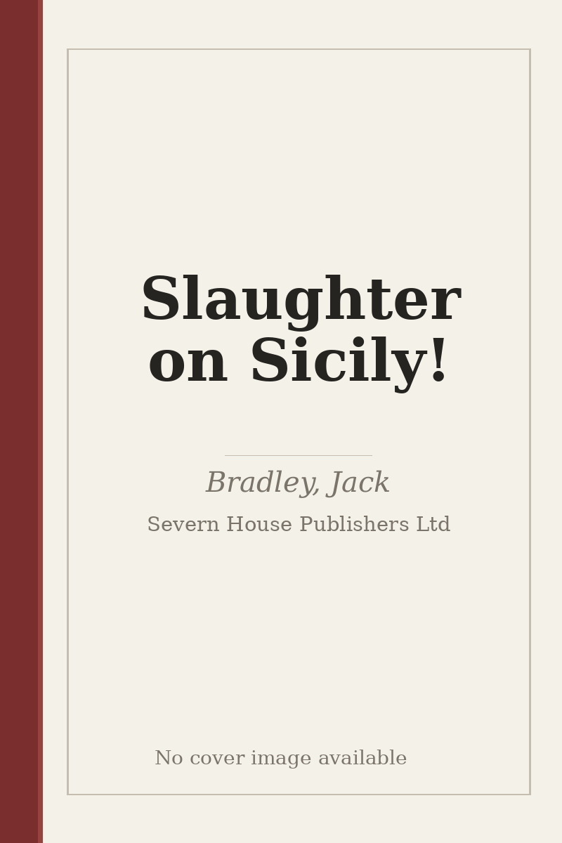 Slaughter on Sicily! - no cover image available
