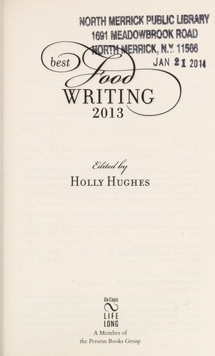 Best Food Writing 2013